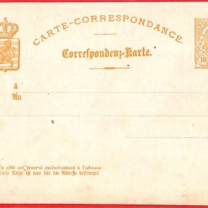 aa1844 -  LUXEMBOURG  - POSTAL HISTORY - Postal STATIONERY CARD  Michel # P22