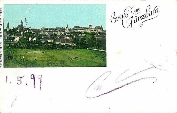 11823 - Ansichtskarten VINTAGE POSTCARD: GERMANY Deutschland - GUNZBURG Gruss