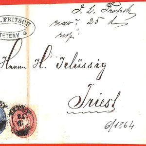 aa1969  - AUSTRIA Hungary - POSTAL HISTORY - COVER from Tétény to TRIEST