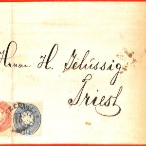 aa1984  - AUSTRIA Hungary - POSTAL HISTORY - COVER from Tétény to TRIEST