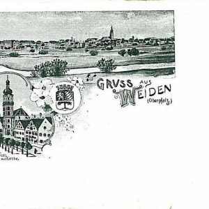 11840 - Ansichtskarten VINTAGE POSTCARD: GERMANY Deutschland -  WEIDEN Gruss Aus