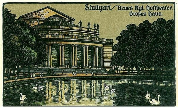 13739 - Ansichtskarten VINTAGE POSTCARD: GERMANY Deutschland - STUTTGART  artist
