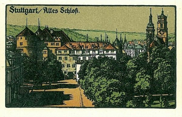 13738 - Ansichtskarten VINTAGE POSTCARD: GERMANY Deutschland - STUTTGART  artist