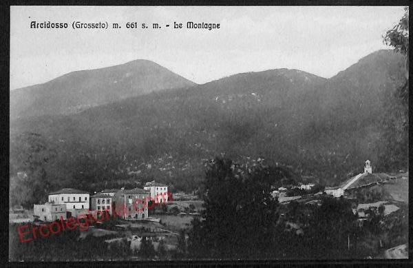 ag2022 - CARTOLINA D'EPOCA - Grosseto Provincia - Arcidosso