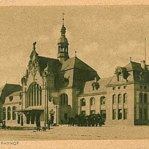 13750 - Ansichtskarten VINTAGE POSTCARD: GERMANY Deutschland - COBLENZ - BAHNHOF