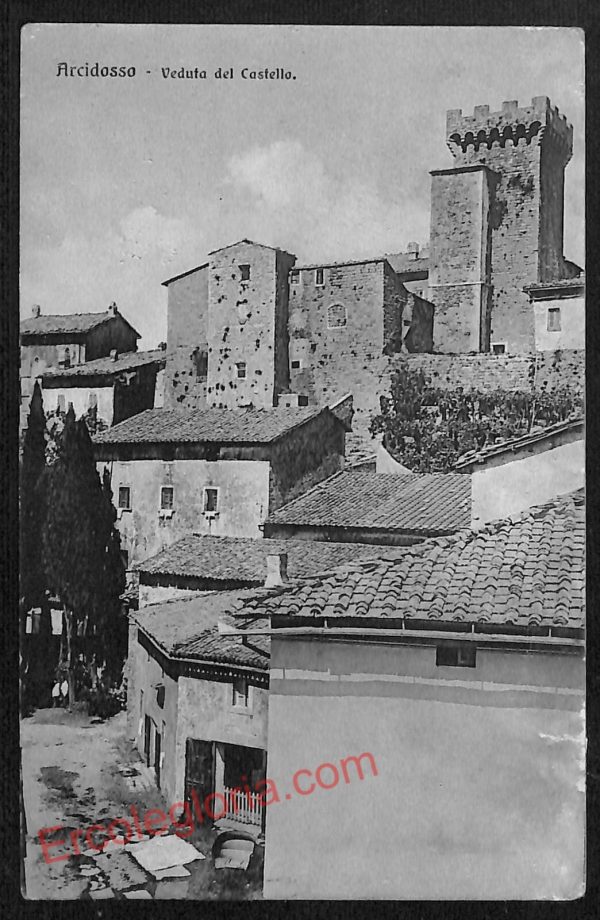 ag2029 - CARTOLINA D'EPOCA - Grosseto Provincia - Arcidosso  1909