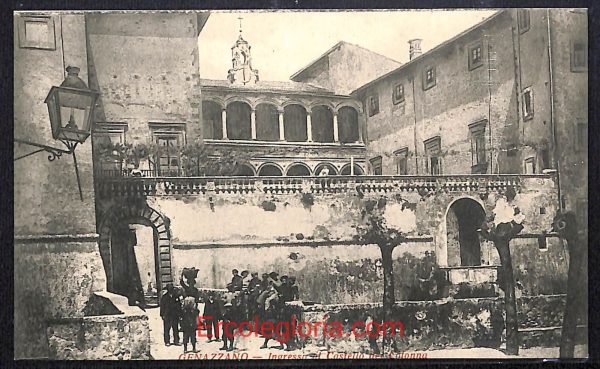 ad8229 - CARTOLINA D'EPOCA - Roma Provincia - Genazzano