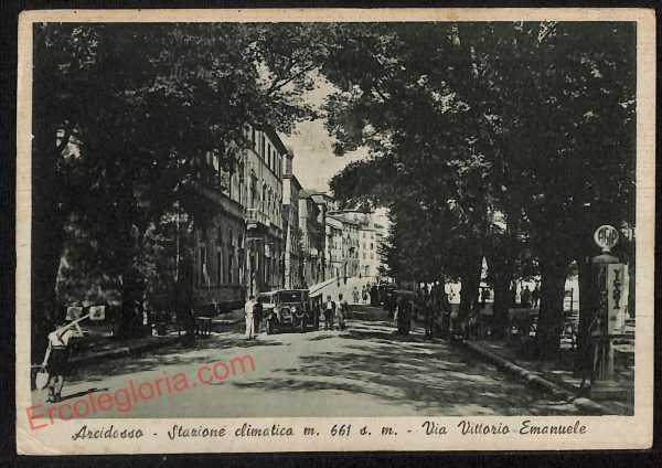 ag2034 - CARTOLINA D'EPOCA - Grosseto Provincia - Arcidosso  1941