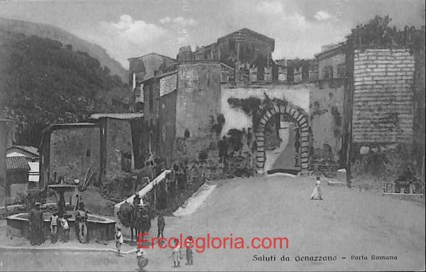 ad8231 - CARTOLINA D'EPOCA - Roma Provincia - Genazzano