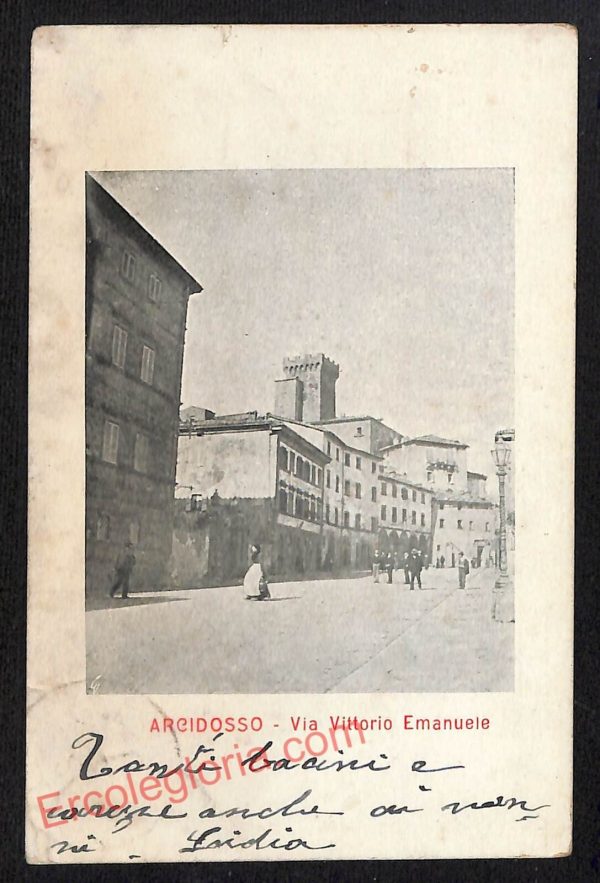 ag2035 - CARTOLINA D'EPOCA - Grosseto Provincia - Arcidosso