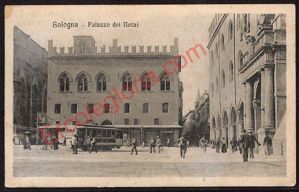 ae2177 - CARTOLINA  D'EPOCA - Bologna Città - Palazzo dei Notai  1922