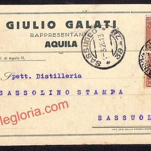 ag5396 - CARTOLINA D'EPOCA - L'Aquila Città - Giulio Galati