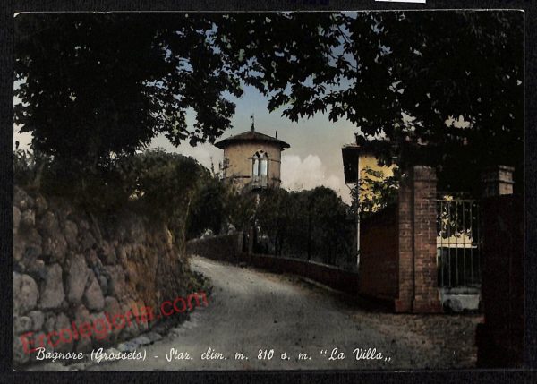 ag2042 - CARTOLINA D'EPOCA - Grosseto Provincia - Bagnore  1958
