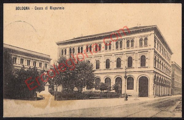 ae2179 - CARTOLINA  D'EPOCA - Bologna Città - Casa di Risparmio  1914
