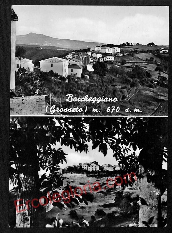ag2049 - CARTOLINA D'EPOCA - Grosseto Provincia - Boccheggiano  1958