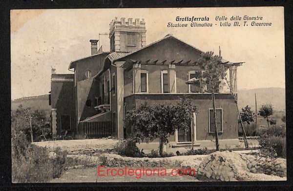 ad8245 - CARTOLINA D'EPOCA - Roma Provincia - Grottaferrata