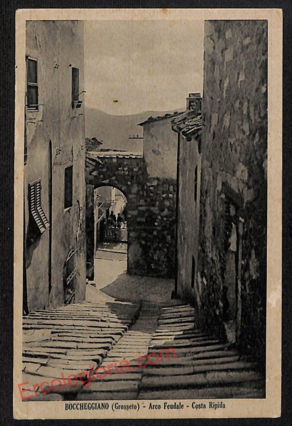 ag2051 - CARTOLINA D'EPOCA - Grosseto Provincia - Boccheggiano   1930