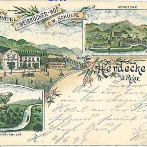 27953 - Ansichtskarten VINTAGE POSTCARD: GERMANY Deutschland - Herdecke GRUSS