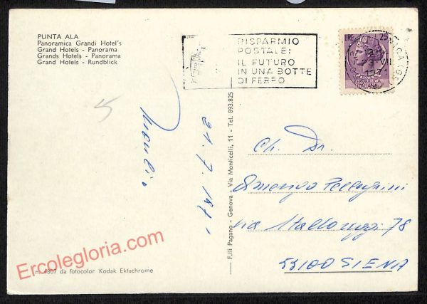 ag2063 - CARTOLINA D'EPOCA - Grosseto Provincia - Castiglione della Pescaia - immagine 2