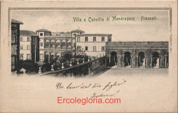 ad8260 - CARTOLINA D'EPOCA - Roma Provincia - Frascati  1903