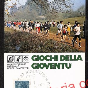 ai0793 - CARTOLINA D'EPOCA - Rimini Città - Giochi della Gioventù