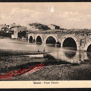 ai0797 - CARTOLINA D'EPOCA - Rimini Città - Ponte Tiberio