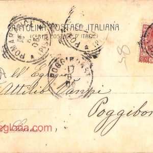 ad7104 - CARTOLINA D'EPOCA - Pisa Provincia - Pomarance  1906