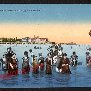 ai0800 - CARTOLINA D'EPOCA - Rimini Città - La Spiaggia