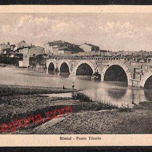 ai0806 - CARTOLINA D'EPOCA - Rimini Città - Ponte Tiberio