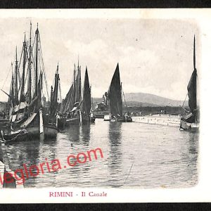 ai0808 - CARTOLINA D'EPOCA - Rimini Città - Il Canale