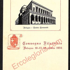 ae2191 - CARTOLINA  D'EPOCA - Bologna Città - Teatro Comunale   1954