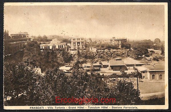 ad8278 - CARTOLINA D'EPOCA - Roma Provincia - Frascati   1933