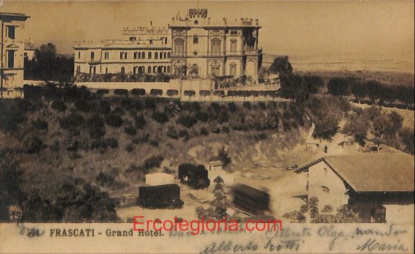 ad8282 - CARTOLINA D'EPOCA - Roma Provincia - Frascati  1907
