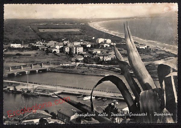 ag2084 - CARTOLINA D'EPOCA - Grosseto Provincia - Castiglione della Pescaia 1961