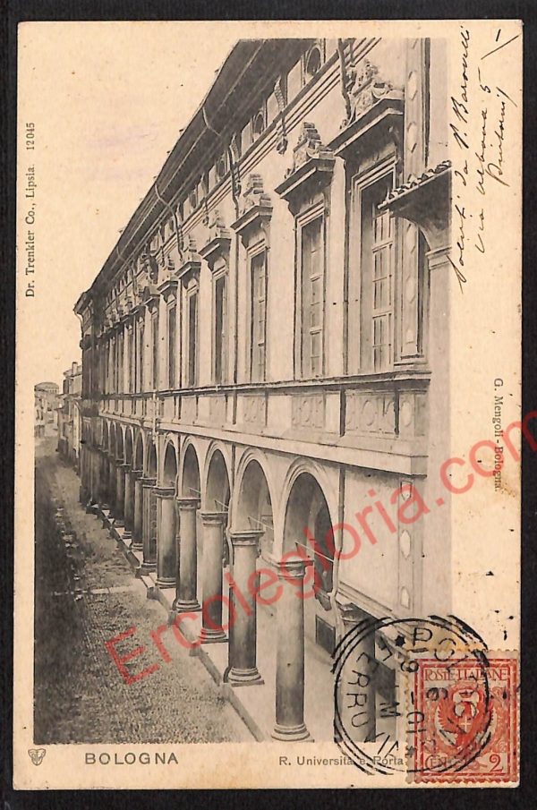 ae2201 - CARTOLINA  D'EPOCA - Bologna Città - R. Universita