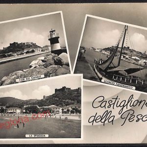 ag2091 - CARTOLINA D'EPOCA - Grosseto Provincia - Castiglione della Pescaia