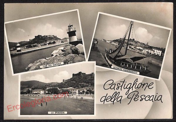 ag2091 - CARTOLINA D'EPOCA - Grosseto Provincia - Castiglione della Pescaia