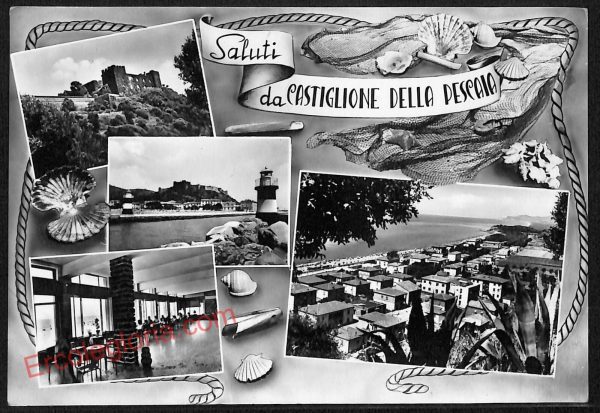 ag2092 - CARTOLINA D'EPOCA - Grosseto Provincia - Castiglione della Pescaia