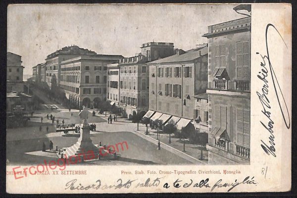 ag1212 - CARTOLINA D'EPOCA - Genova Provincia - Chiavari