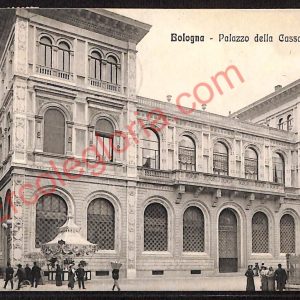 ae2216 - CARTOLINA  D'EPOCA - Bologna Città - Palazzo della Cassa di Risparmio