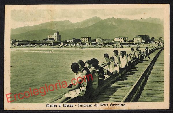 ag8028 - CARTOLINA D'EPOCA - Massa Carrara Provincia - Marina di Massa
