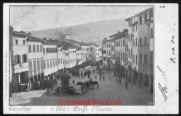 ae0495 - CARTOLINA  D'EPOCA - Arezzo Provincia - Stia   1901