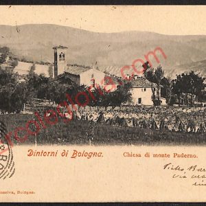 ae2223 - CARTOLINA  D'EPOCA - Bologna Città - Chiesa di Monte Paderno