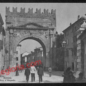 ai0825 - CARTOLINA D'EPOCA - Rimini Città - Arco d'Augusto