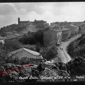 ag2114 - CARTOLINA D'EPOCA - Grosseto Provincia - Castell'Azzara  1950