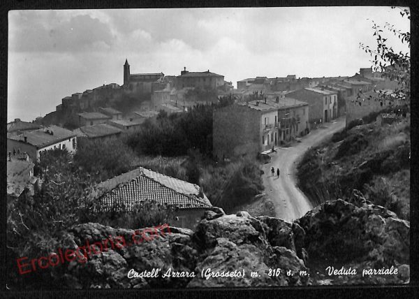 ag2114 - CARTOLINA D'EPOCA - Grosseto Provincia - Castell'Azzara  1950