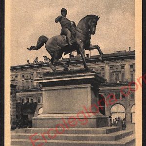 ae2227 - CARTOLINA  D'EPOCA - Bologna Città - Monumento a Vittorio Emanuele