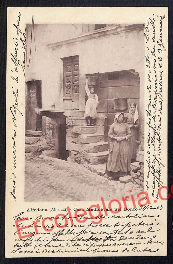 ag5478 - CARTOLINA D'EPOCA - L'Aquila Provincia - Alfedena