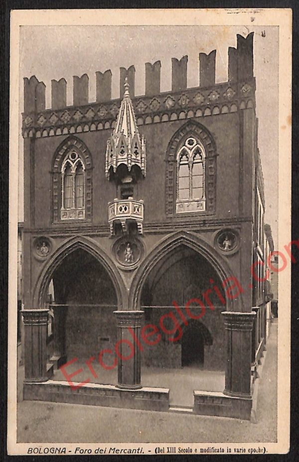 ae2230 - CARTOLINA  D'EPOCA - Bologna Città - Foro dei Mercanti