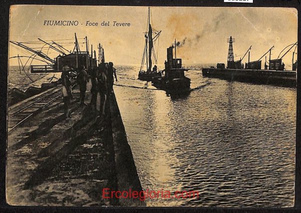 ad8287 - CARTOLINA D'EPOCA - Roma Provincia - Fiumicino